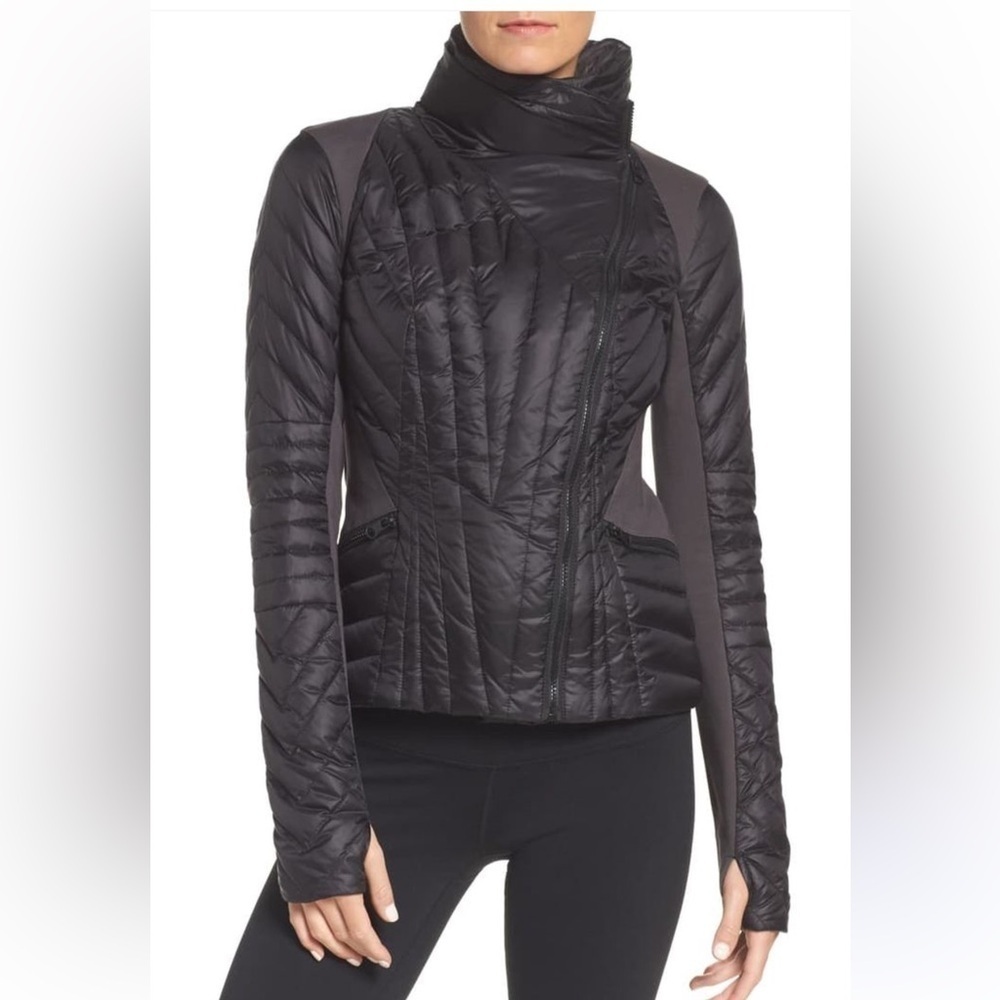 Blanc Noir Motion Panel Down Puffer Jacket!